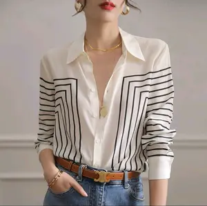 ld 110 pj 70 kemeja combinasi hitam putih