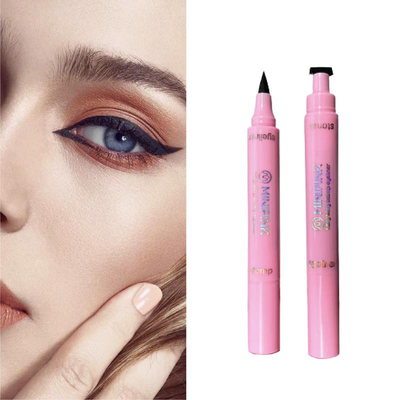 Stamp Seal Eyeliner 2 in 1 Minipink Liquid Pensil Hitam Fairy Winged Pencil Black Waterproof MP018 2