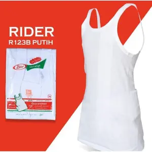 1pc_singlet RIDER size 32.34.36.38.40.42 / singlet pria / kaos kutang rider / kaos dalam pria dewasa Katun