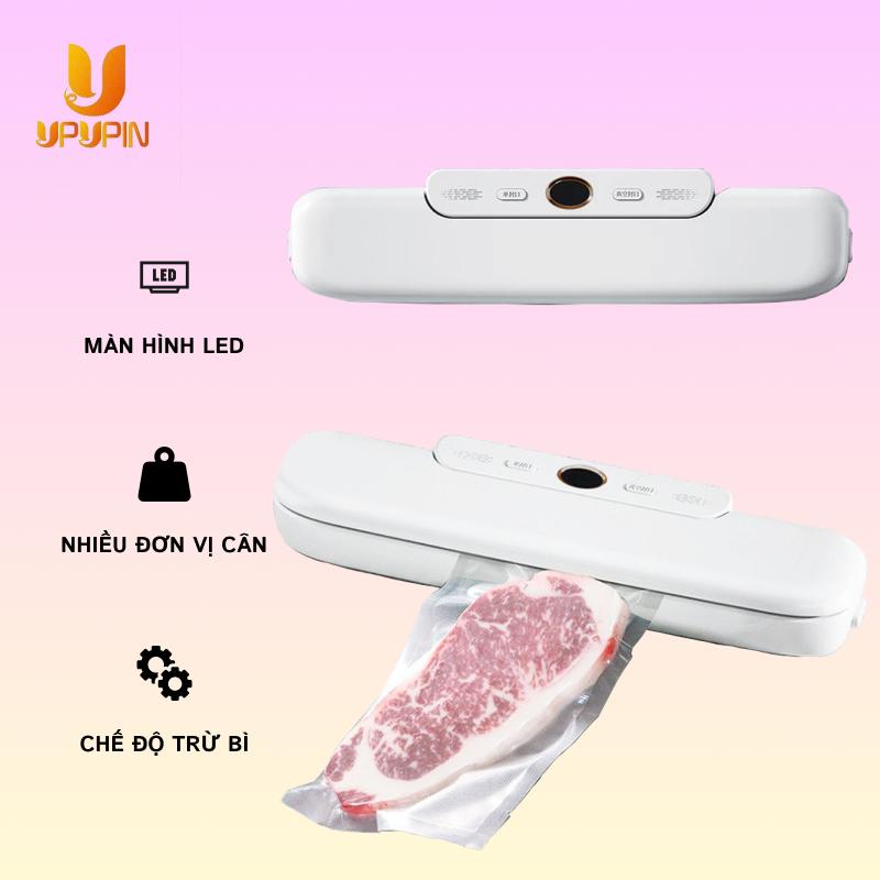 Máy Hút Chân Không Thực Phẩm Gia Đình UPUPIN bảo quản đồ ăn/Hàn miệng Cao Cấp - Tặng 10 túi hút chân không