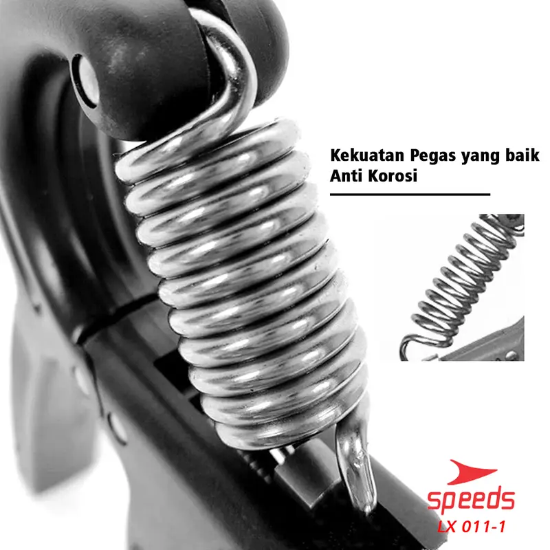 SPEEDS Handgrip Alat Latihan Cengkeraman Tangan Fitness Otot Lengan Portable Outdoor 011-1 6