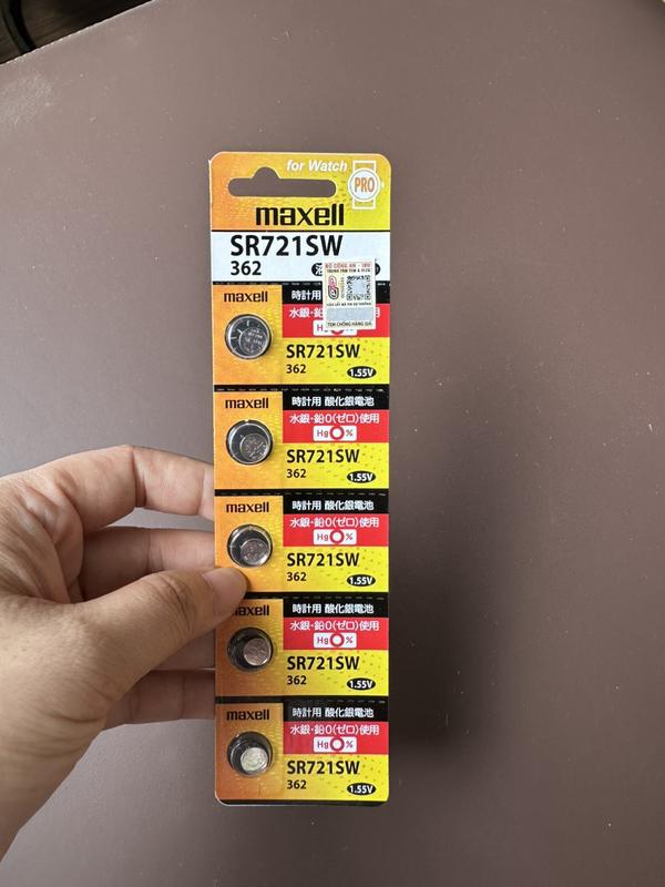 Pin Đồng Hồ Maxell SR721SW / 362 Pro - Hàng Chính Hãng - Mẫu Mới 2