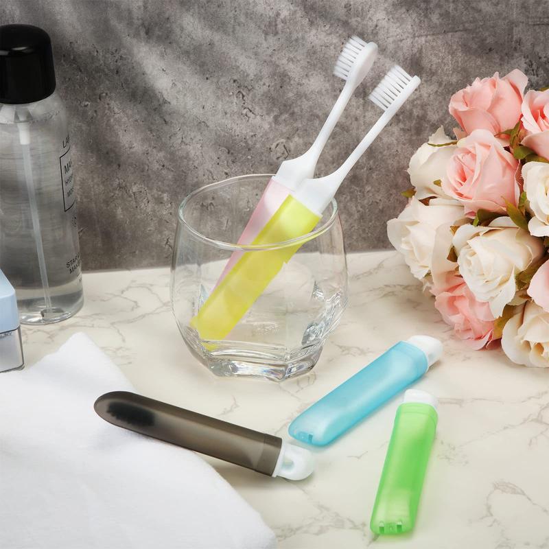 Product Introduction of 1Pcs Folding Toothbrush With Box Portable Travel Camping Outdoor Business Trip Tooth Brush Soft Toothbrush Oral Cleaning Tools 9