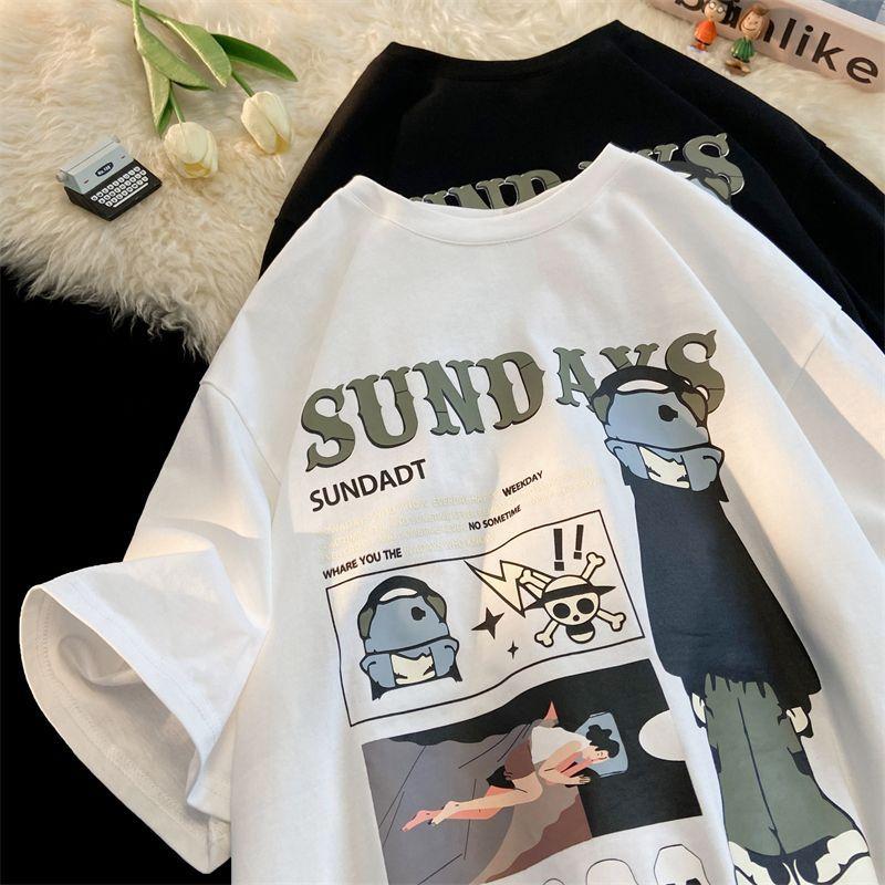 Product Introduction of Hip Hop Style Cotton Unisex Short Sleeve T-shirt 4