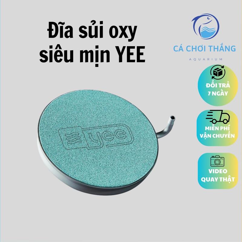 Đĩa sủi Oxy YEE siêu mịn - Kèm phụ kiện Van 1 chiều, van điều chỉnh, van chia, hít kính