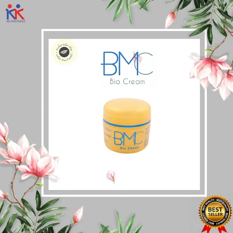Krim Untuk Luka Bakar BMC (Bio Cream 30 gr) KK Indonesia Menggunakan Nano Techonolgy, Berbahan dasar Herbal, Membantu meringankan iritasi kulit, Melembabkan dan Mendinginkan Kulit, Menyembuhkan Hidung tersumbat/Flu, Keseleo, Ketombe dll 1