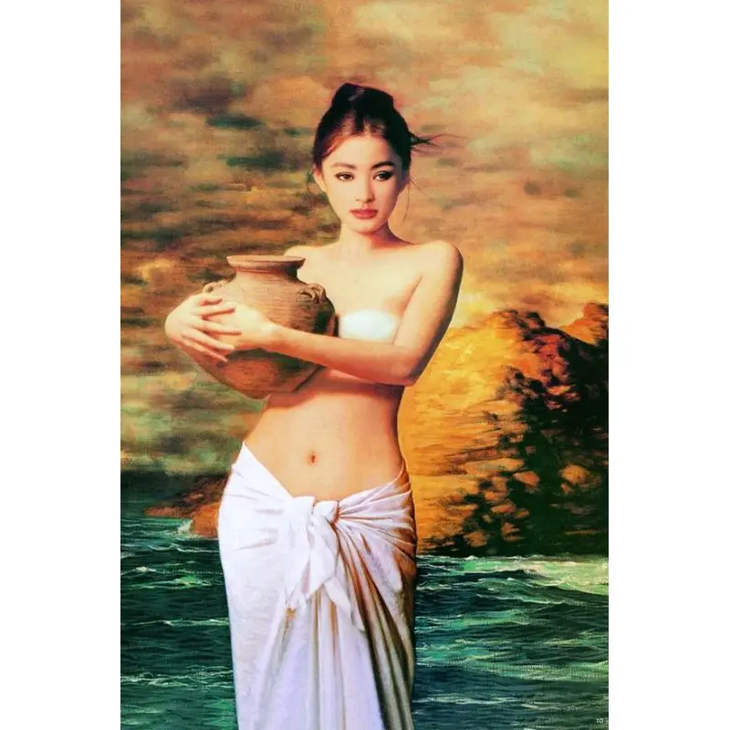 tranh nghệ thuật 3d dán trang trí tường keo sẵn