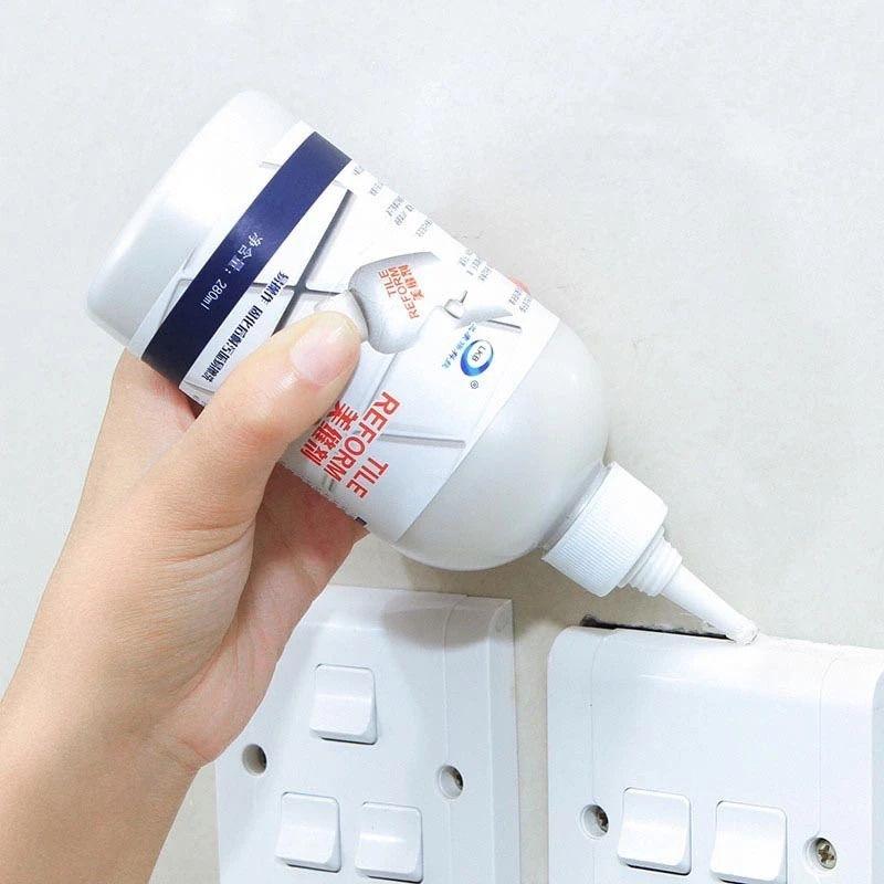 TILE REFORM WATERPROOF 150ML ANTI JAMUR AIR COATING PENGISI CELAH NAT KERAMIK DEMPUL LANTAI DINDING TEMBOK SERBAGUNA DI TEMPAT KERAMIK NAT 8