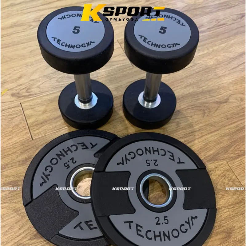 Tạ Technogym Tạ 5kg, Tạ Tay Hỗ Trợ Tập Gym Yoga Pilates, Chuyên Dùng Cho Các Bài Tập Cơ Tay, Vai (1 quả ) 2