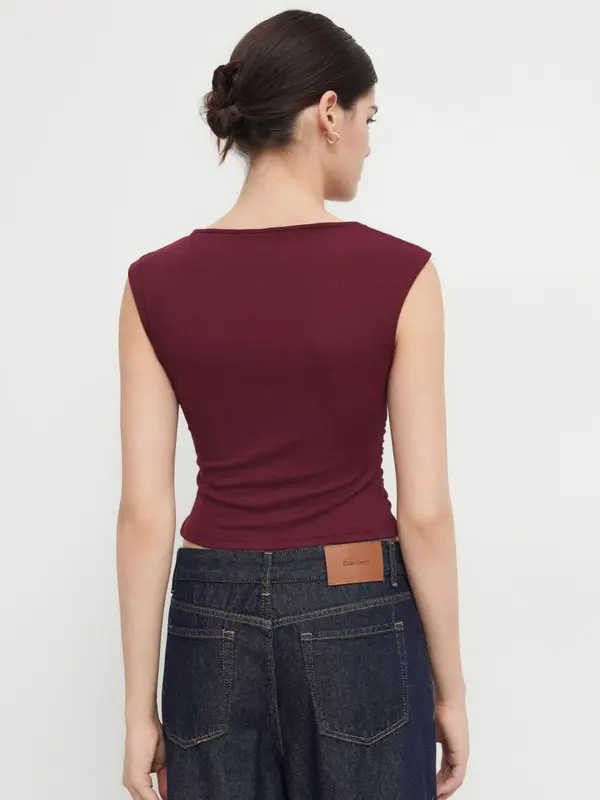 Women's Plain Tank Top, Casual Sleeveless Knit Top for Summer, Minimalist Women's Clothing for Daily Wear, Lady Top, Womenswear 1