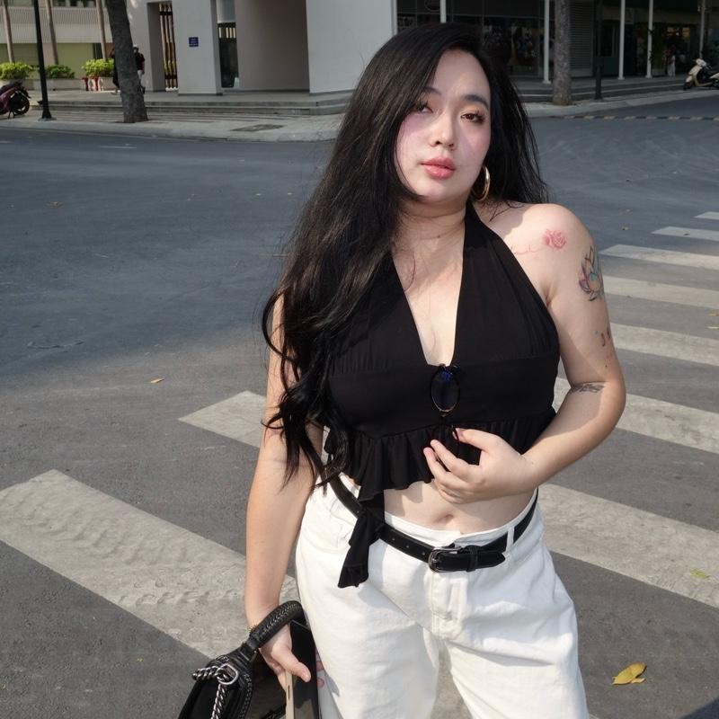 THE LASSIE| Áo yếm mùa hè cúp ngực thắt nơ Bigsize SUMMER TOP