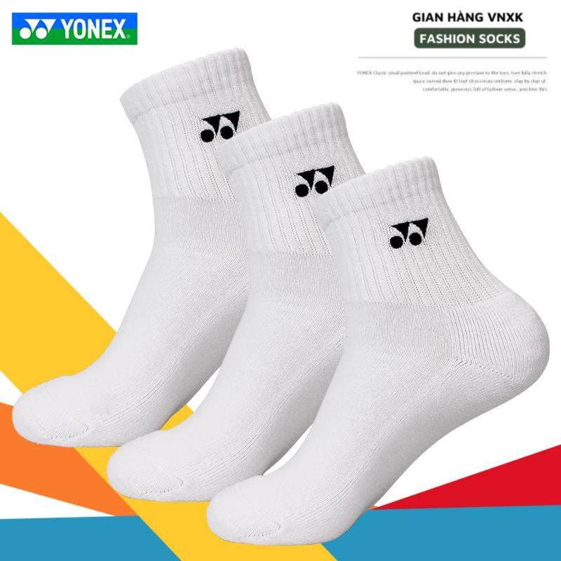 [Combo 5 đôi] Tất cầu lông Yonex, vớ thể thao Yonex chất liệu cotton, dày dặn có lót xù bàn chân thấm hút mồ hôi sản phẩm của sport socks