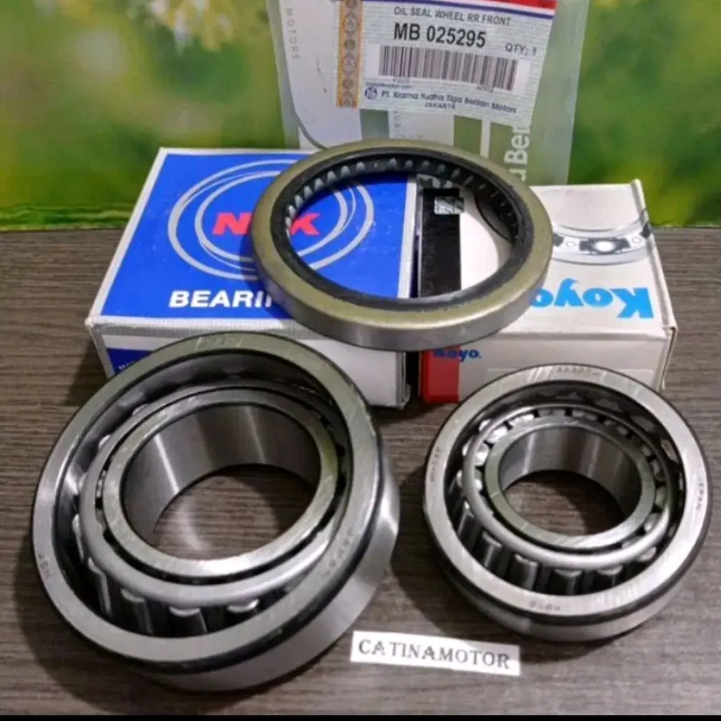 BEARING SET + SEAL RODA DEPAN LUAR DALAM 50KW01 32207 JR PS120 PS125 ...