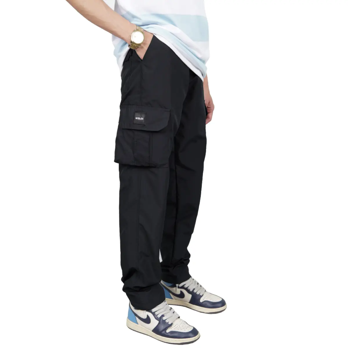 Dobujack Celana Biles Long Cargo Black