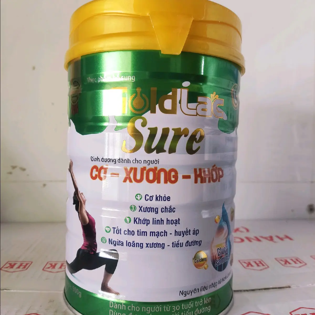 Sữa Goldlac Sure cơ xương khớp lon 900g
