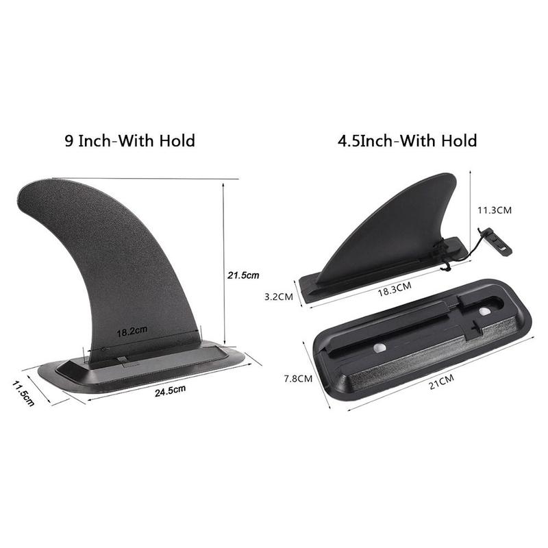 Water Sports Slide-in Fin SUP Fins Stand Up Paddle Board Surfboard Surfing Board Paddle Side Fin Stablizer Kayaking Accessories 5