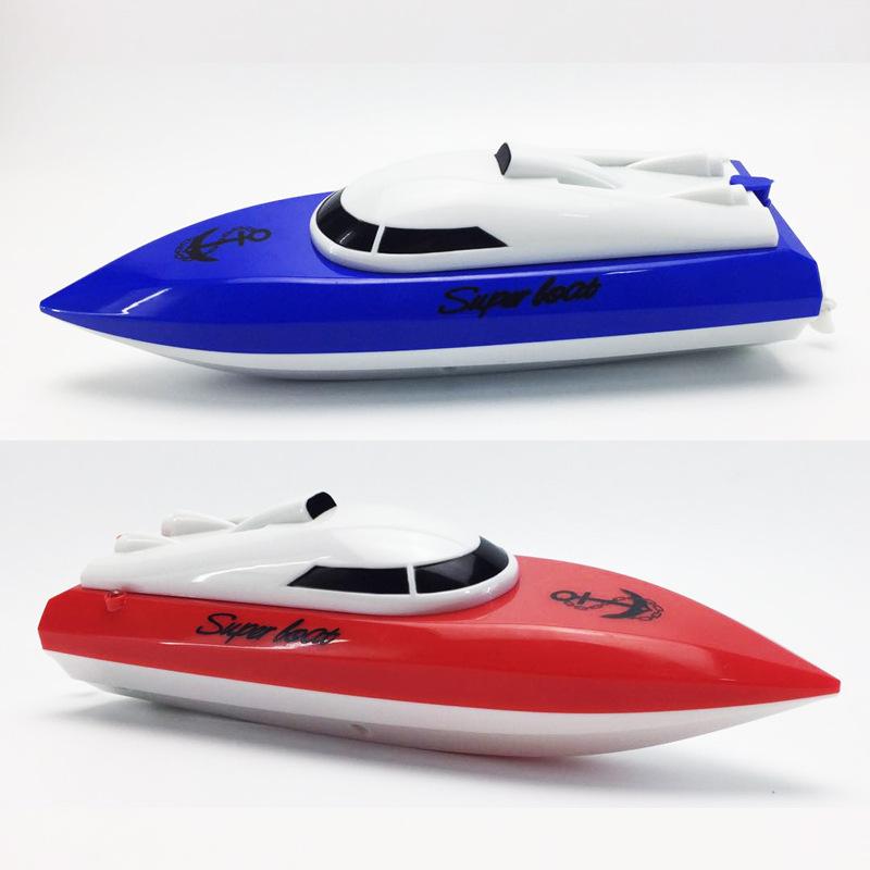 2.4G wireless remote control boat electric boat model charging high speed remote control speedboat with flashing lights children's toys 1