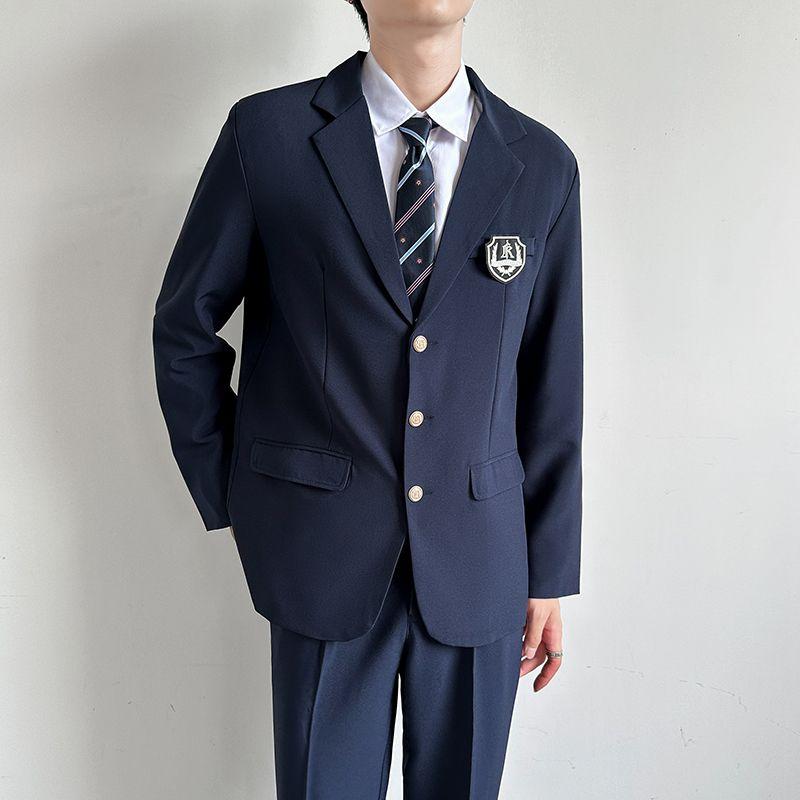 Product Introduction of Trendy Japanese Schoolboy Blazer Set - Stylish DK Uniform Suit for Men, Vintage Campus Style Jacket & Pants (1855+ Reviews) 1