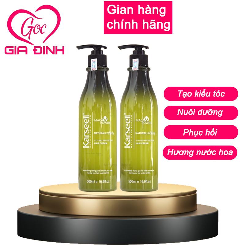 Gel bóp xoăn giữ nếp tóc xoăn xù mì xoăn bung xoăn lơi tạo kiểu tóc xoăn KARSEELL 500ML