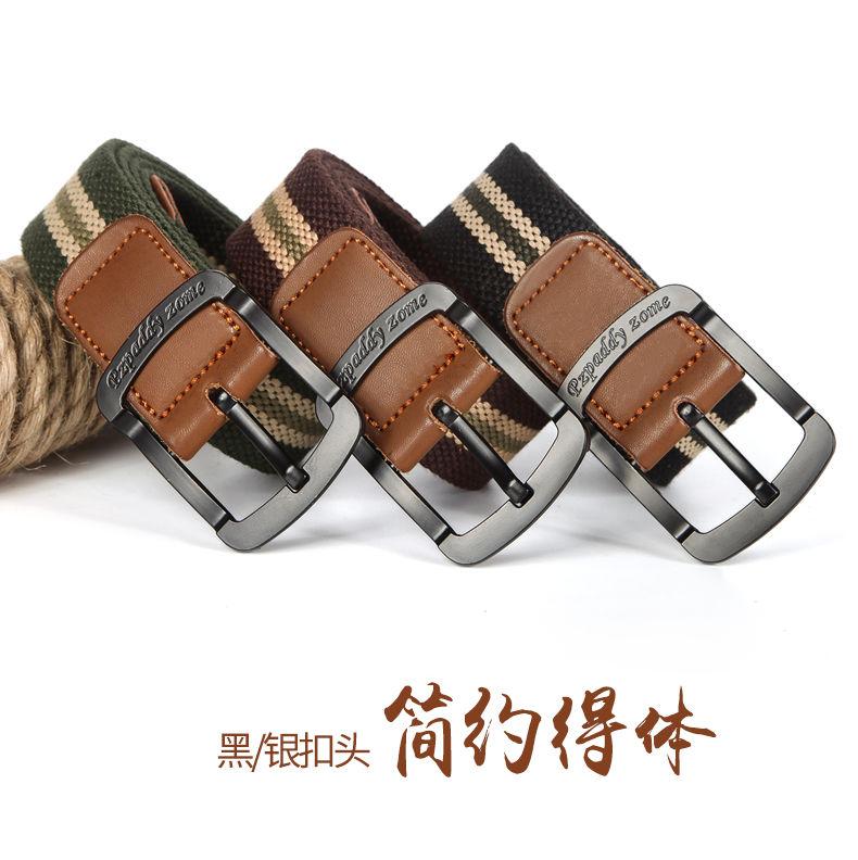 Product Introduction of เข็มขัดผ้าแคนวาส หัวเข็มขัด สำหรับผู้ชายและผู้หญิง สไตล์ลำลอง อินเทรนด์ สไตล์เกาหลี เหมาะสำหรับนักเรียนและเยาวชน การฝึกทหารและกิจกรรมกลางแจ้ง 18
