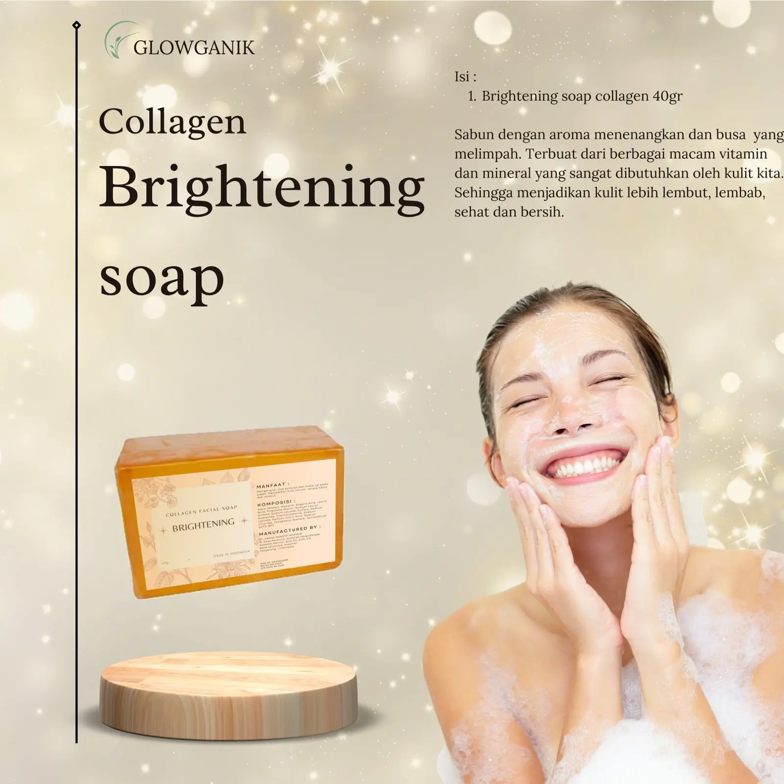 Brightening Soap collagen