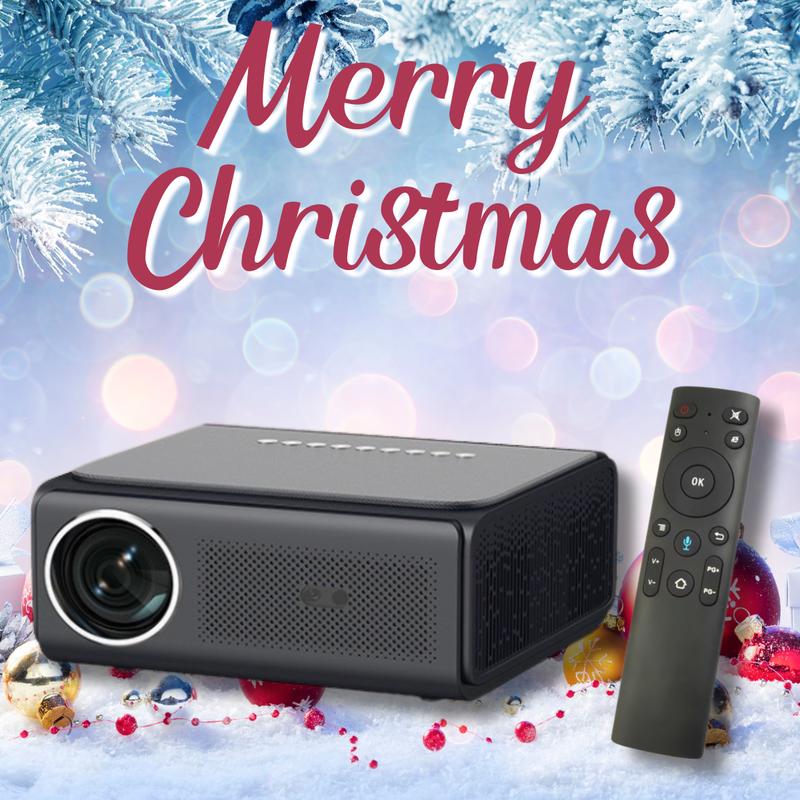 [ MÀN KHUNG GHÉP ] Máy Chiếu Xem Phim H8 Promax 2024 Full HD, Giọng Nói ,Chuột bay ] Full HD, Hỗ Trợ 4K, Lấy Nét Tự Động, Projector máychiếu z8fly h8  promax Bluetooth