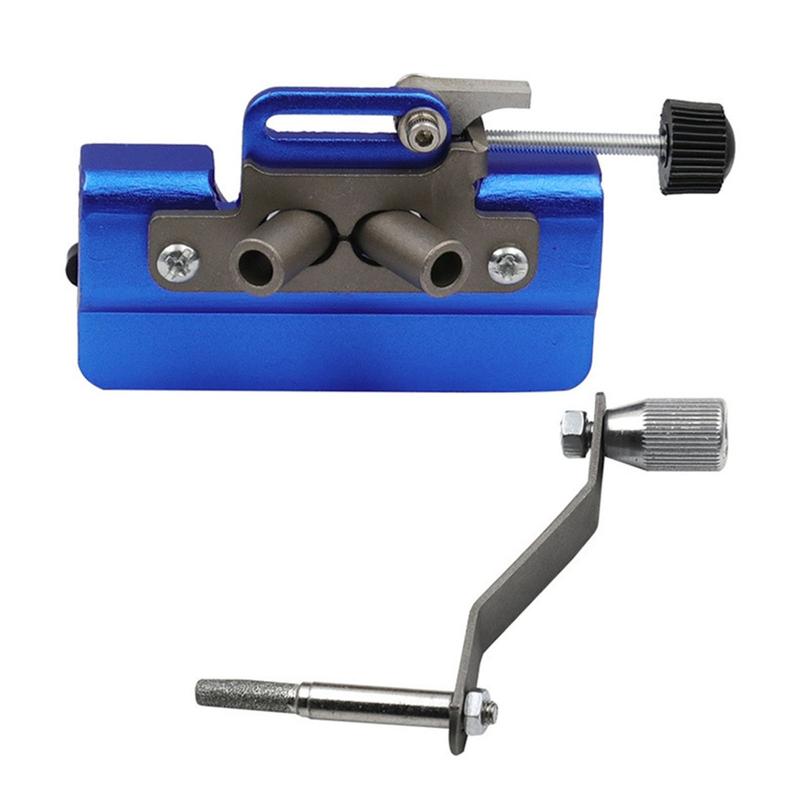 Portable Electric Chainsaw Sharpener Tool Aluminum Alloy Chainsaw Sharpening Jig Handheld Grinding Machine Tools 7