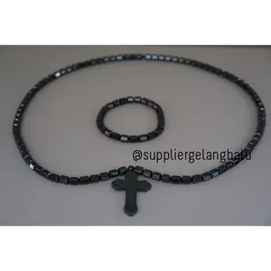 KALUNG SALIB GINSAMYONG GELANG KESEHATAN KRISTIANI KRISTEN KATOLIK beads supplier aksesoris craft