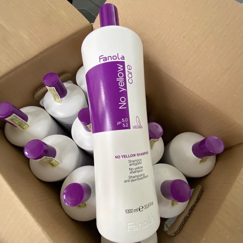 Dầu gội tím khử vàng FANOLA khử ánh vàng, giữ màu nhuộm thời trang 1000ml