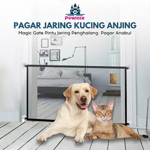 Pawlace Pintu Jaring Penghalang Pagar Kandang Kucing Anjing - Magic Gate Pintu Jaring Penghalang Pagar Anabul
