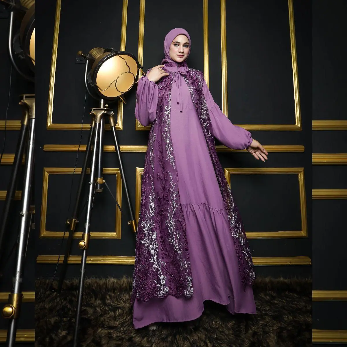 CUCI GUDANG GAMIS PESTA! WARNA DIKIRIM RANDOM - MODEL DAN WARNA SPILL DI LIVE Muslim Wanita