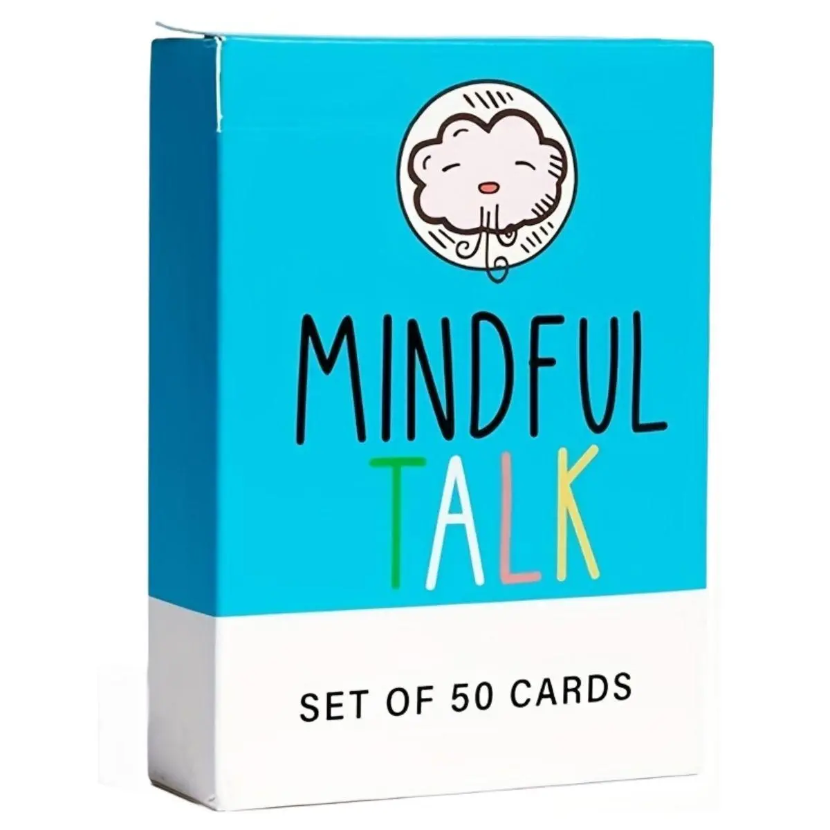 Mindful Talk Card Game, 1 Box Conversation Card Game, English Conversation Card Game, Family Party Game, Fun Game for Kids & Adults