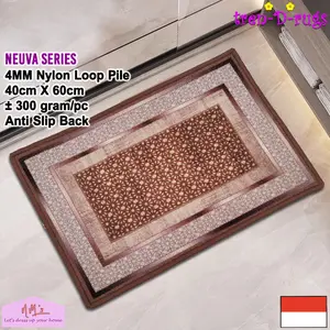Tren-D-rugs Keset kaki abstrak motif eropa modern alas lantai dapur anti slip 40 cm x 60 cm - NMs