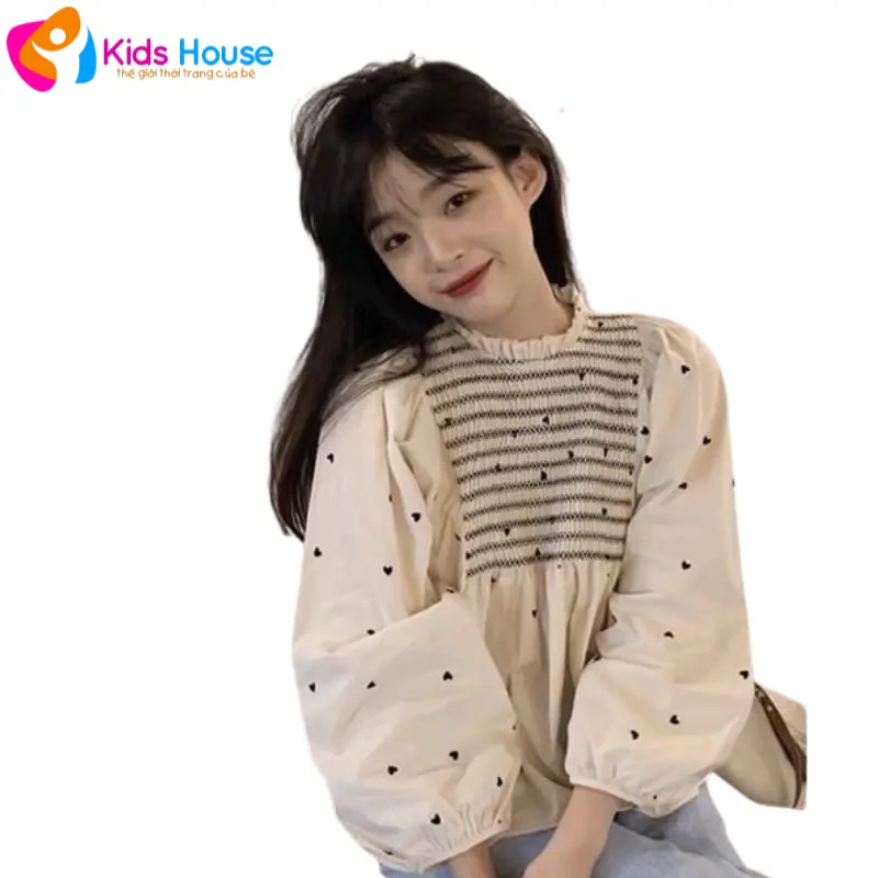 Áo babydoll hình trái tim Nữ Women