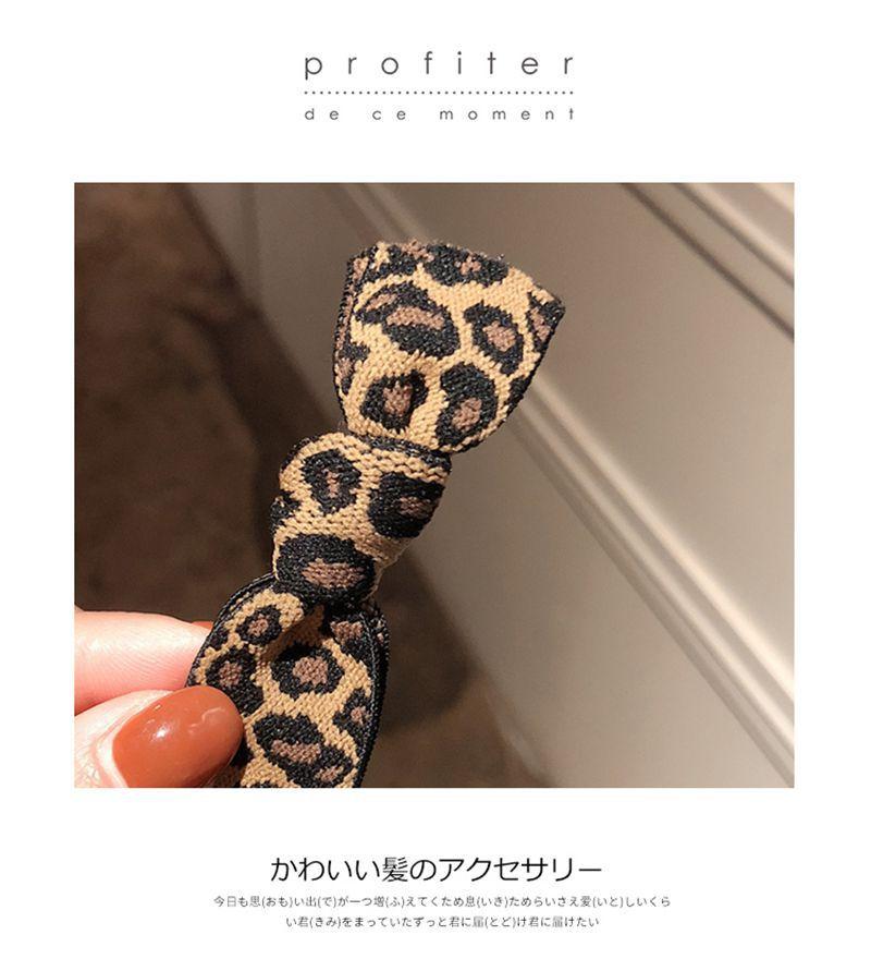 Product Introduction of Korean Style Simple Colorful High Elastic Rubber Band Bracelet Tie up a Bun Hairstyle Leopard Print Hair Rope 13