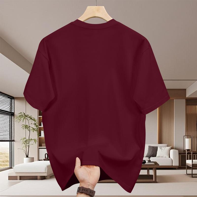 Product Introduction of Áo Thun Cotton Nam, ngắn Tay, Cổ Thuyền In Họa Tiết Minh Họa Nghệ Thuật Trừu Tượng 14