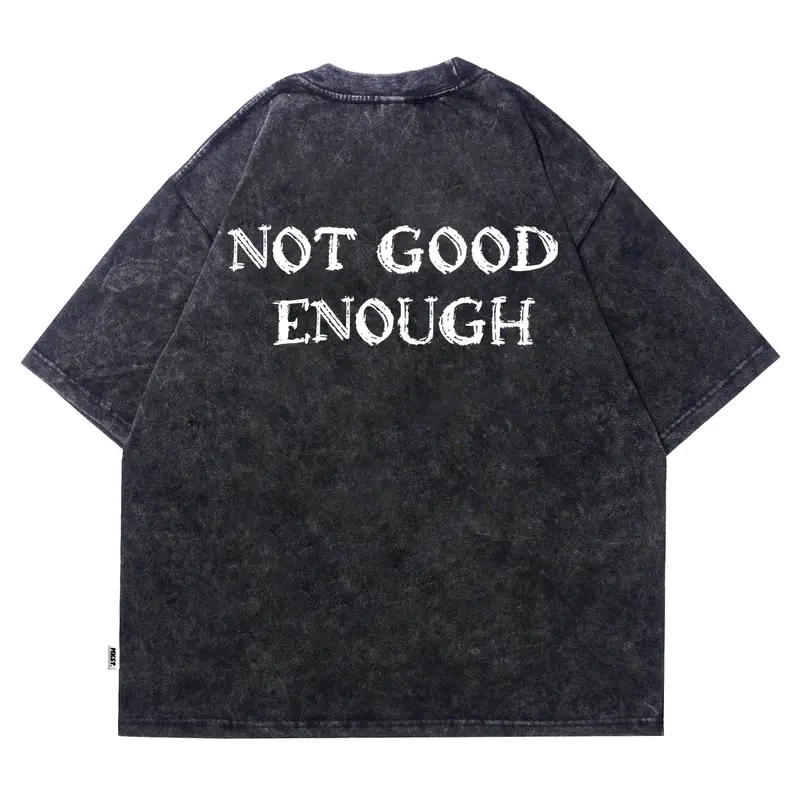 Mnst T-Shirt Oversize Washed Bone 1