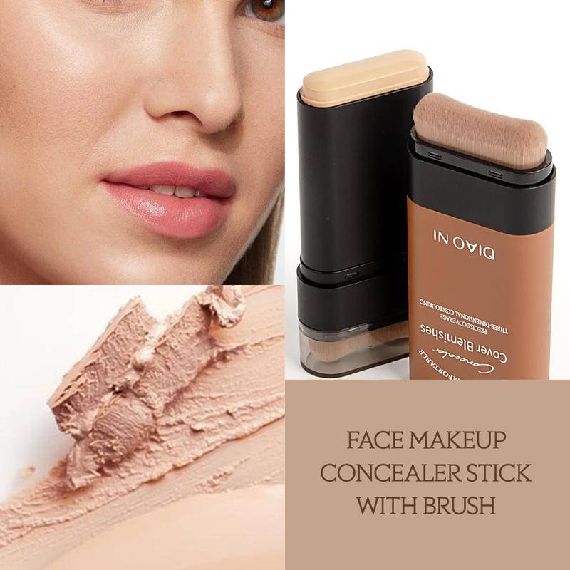 Product Introduction of Beauty Eraser Foundation Stick with Brush Hydrating Light Concealer Foundation 2