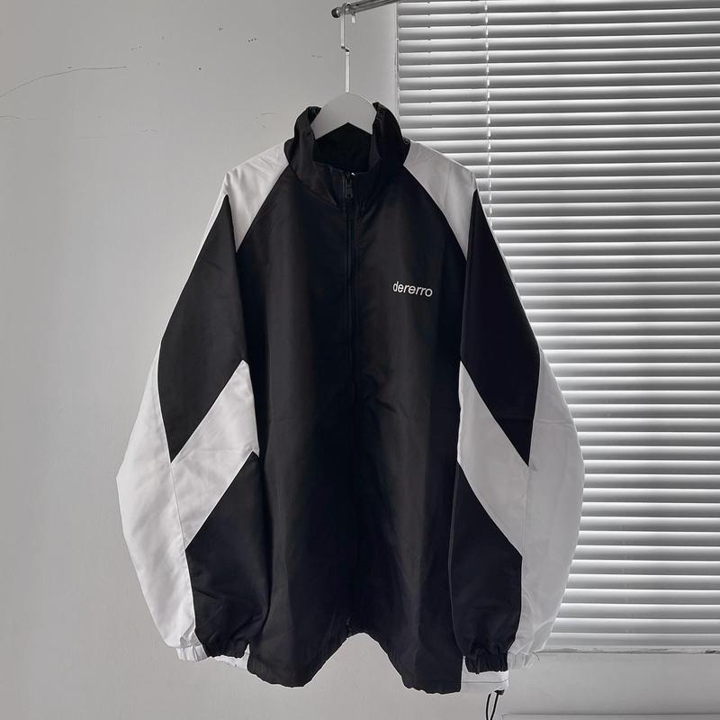 Áo Khoác Menswear Jacket Top Dù Form Rộng DERERRO Xanh Lá Đen Xám Nam Nữ Unisex - BingBing Menswear