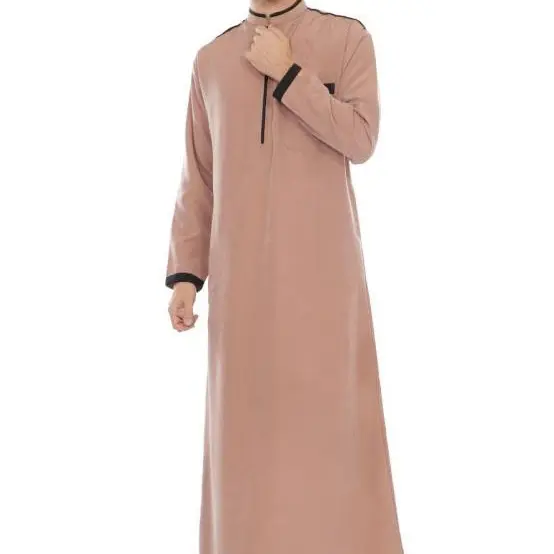 Jubah  Gamis Umroh Pria Jubah Gamis Pria Arab Dewasa Baju Gamis Pria Terbaru 2024 Baju Gamis Cowok Terbaru 2024 Jubah Pria Terbaru Baju Koko Terlaris 2024 Bonus 1 Pcs Peci plus 1 Tasbih Size S M L Xl XXL 3XL COD Muslim Panjang Putih Simple 5