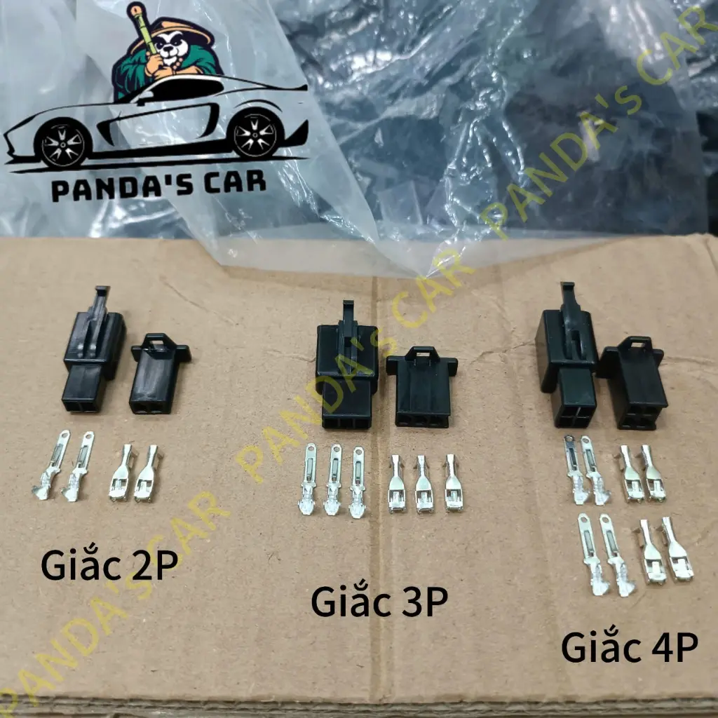 Giắc kết nối hai đầu, bao gồm cả đực và cái 2P 3P 4P loại 2.8mm dành cho ô tô, xe máy,...