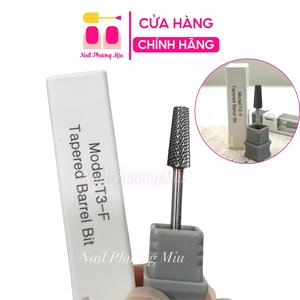 Đầu Mài Titan 3in1 Hình Thang Chuẩn Mỹ Làm Nail Chuyên Nghiệp, Mài Mịn Móng, Phá Gel Bột Hiệu Quả, Mài Khoé Đa Năng Cho Thợ Nail