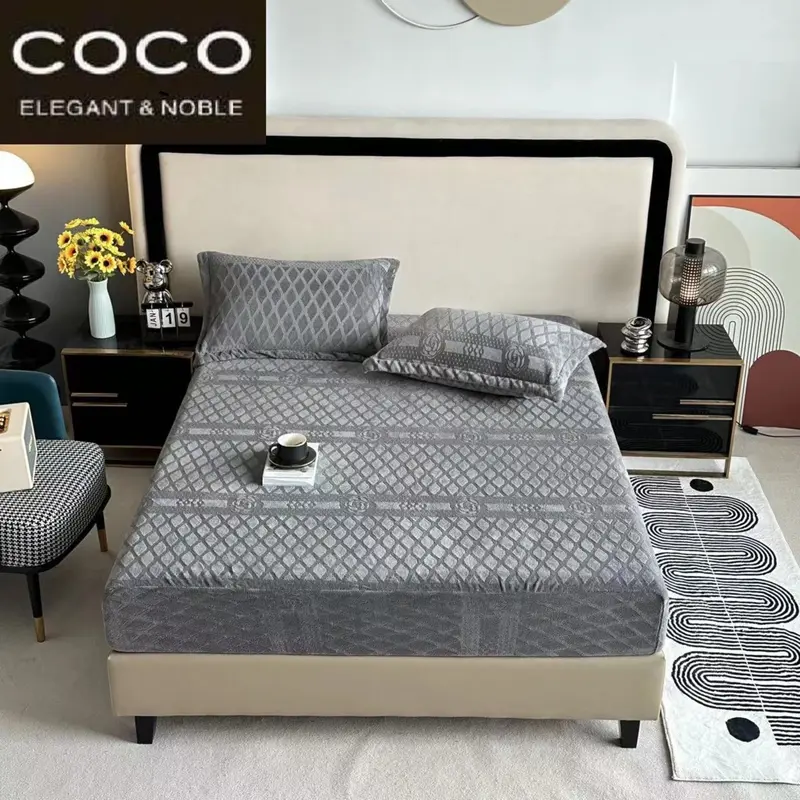Bộ Ga Gối Nỉ Nhung CoCo( sét 3 món ) 1