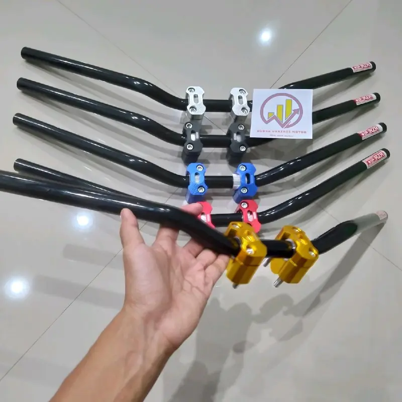 STANG RZR RXZ ROADRACE DRAG LENGKAP DENGAN RISER RAISER WARNA CNC ALUMUNIUM MOTOR 0
