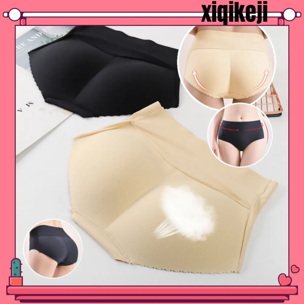 Đồ lót nữ nâng mông gợi cảm Quần lót nữ hình mông giả Quần lót nữ thoáng khí và thoải mái Vải nhẹ mùa hè không đường may Dụng cụ hữu ích uốn cong hông  bị biến dạng Quần tam giác nữ Women
