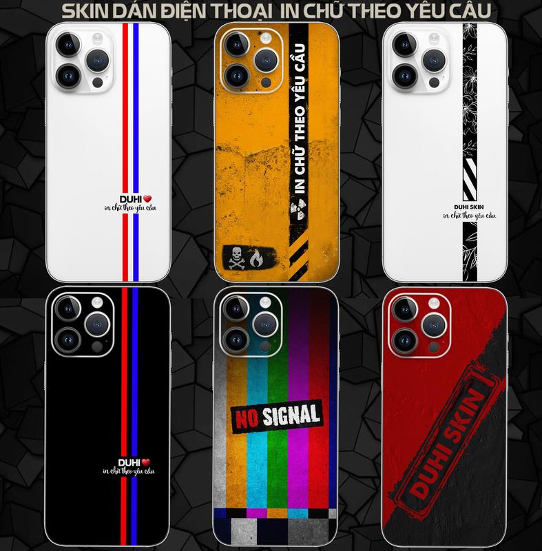 Miếng dán PPF in chữ theo yêu cầu cho điện thoại phụ kiện
