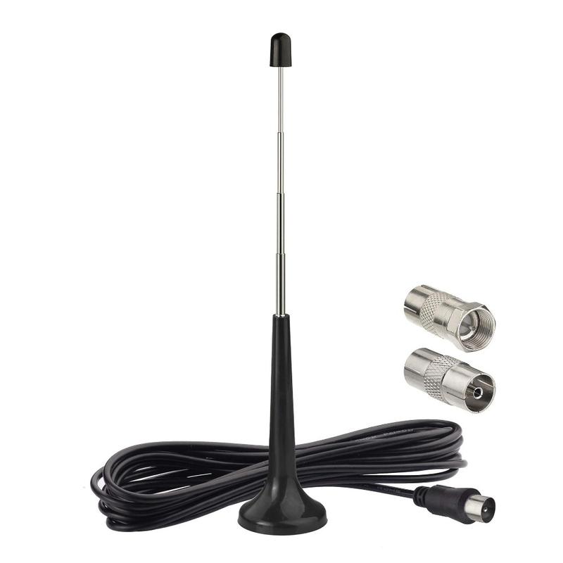 Useful Enhanced Signal AM/FM Antenna Universal Connector Adapter Receiver Tuner DAB Radio Antenna 6