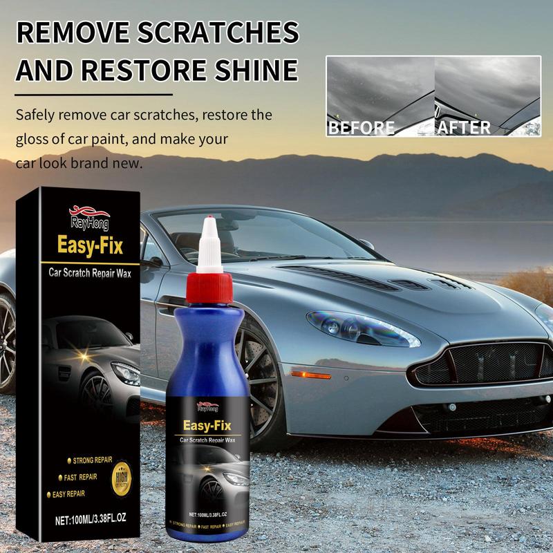 Car Scratch Repair Wax, Multipurpose Easy Fix Car Scratch Repair Wax, Stain Removal, Car Maintenance Supplies, Professional Car Body Repair Tool 5