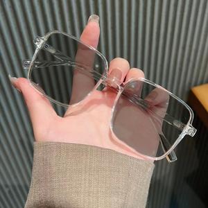 กล่องแว่นตาสายตาสั้น, เปลี่ยนสีไวต่อแสง, ป้องกันแสงสีฟ้า, ดีไซน์เรียบง่ายบาง, เหมาะสำหรับแว่นตาสายตาสั้น, ภาพถ่ายใหม่