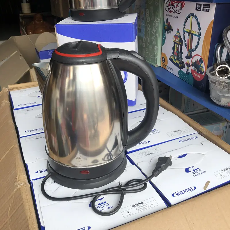 Ấm Đun Siêu Tốc dung tích 1.8L, Vỏ inox đun sôi cực nhanh tiết kiệm điện, Bình Đun Nước Ấm Đun Ấm Siêu Tốc 1